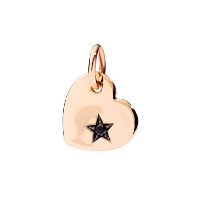 DODO | Ciondolo Cuore Prezioso Diamantino Nero