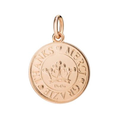 DODO | Ciondolo Moneta Thanks Oro Rosa