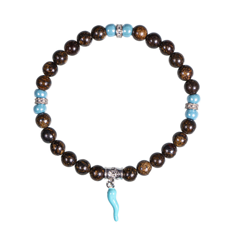 GERBA | Bracciale Horn Con cornetto Turchese