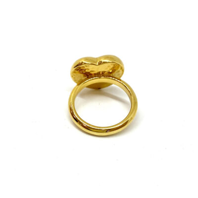 LABRIOLA | Anello Cuore in oro giallo e Madreperla - immagine 2
