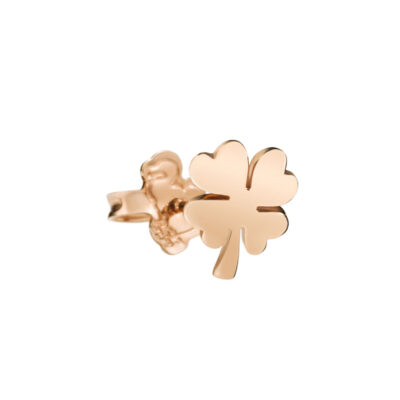 DODO | Orecchino Quadrifoglio Oro Rosa