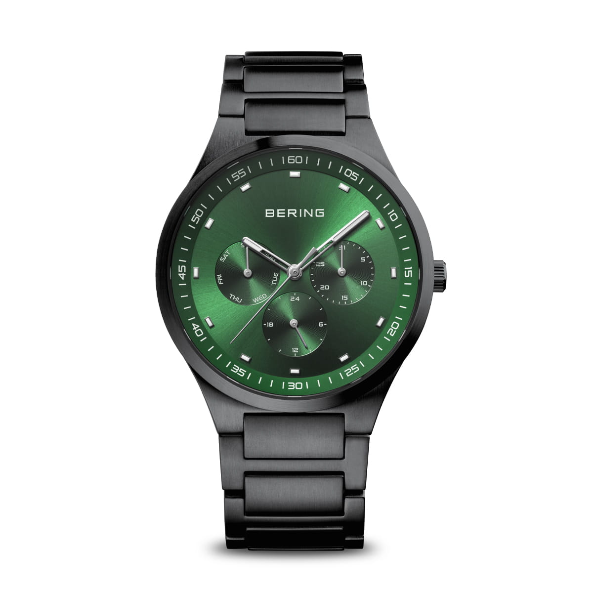 BERING | Orologio Classico Nero Spazzolato