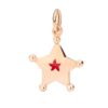 DODO | Ciondolo Stella con Smalto Rosso