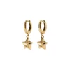 RUEDESMILLE | Orecchini a Paio Clips Stella Oro Giallo