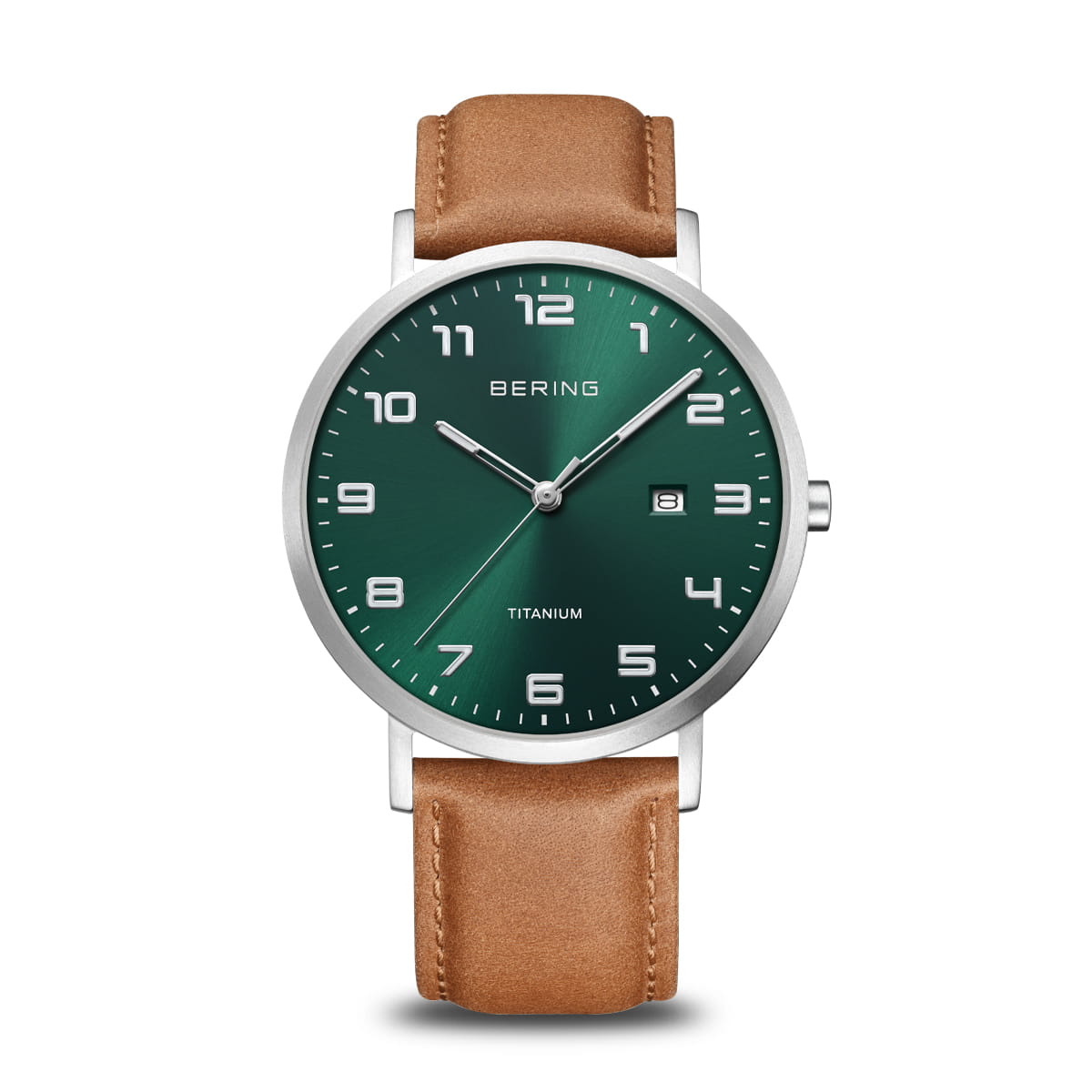 BERING | Orologio Marrone e Argento Spazzolato 18640-568