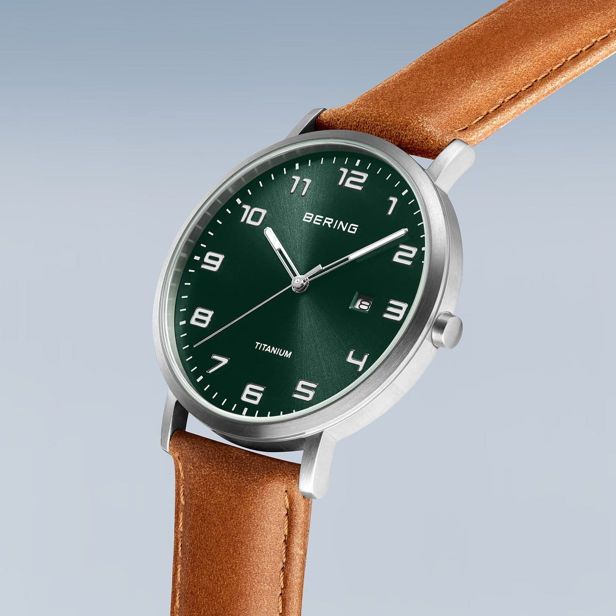 BERING | Orologio Marrone e Argento Spazzolato 18640-568 - immagine 2
