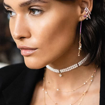 RUEDESMILLE | Piercing Cuore Zirconi - Galactica - immagine 3