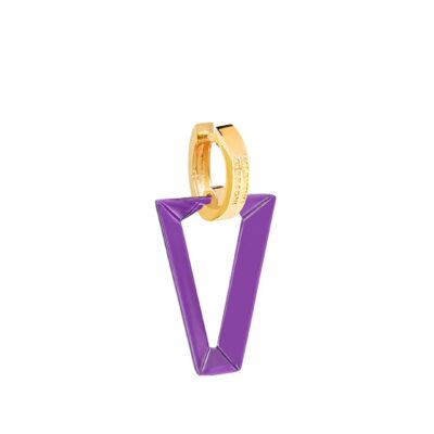 VALENTINAFERRAGNI | Orecchino Uali Metallic Violet - immagine 2