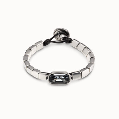 UNODE50 | Bracciale Anaconda Cristallo Grigio