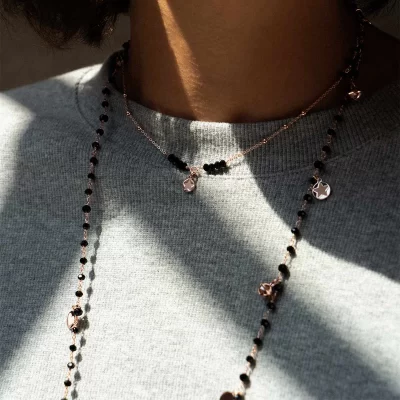 RUEDESMILLE | Collana Incatenata- Gipsy Tierra Black - immagine 2