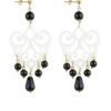 LEBOLE |  Orecchini Chandelier Palma Plexi Trasparente