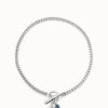 UNODE50 | Collana Two Expearltional Rodio Bianco