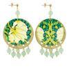 LEBOLE |  Orecchini Fiore Chiaro Classico Verde Giada