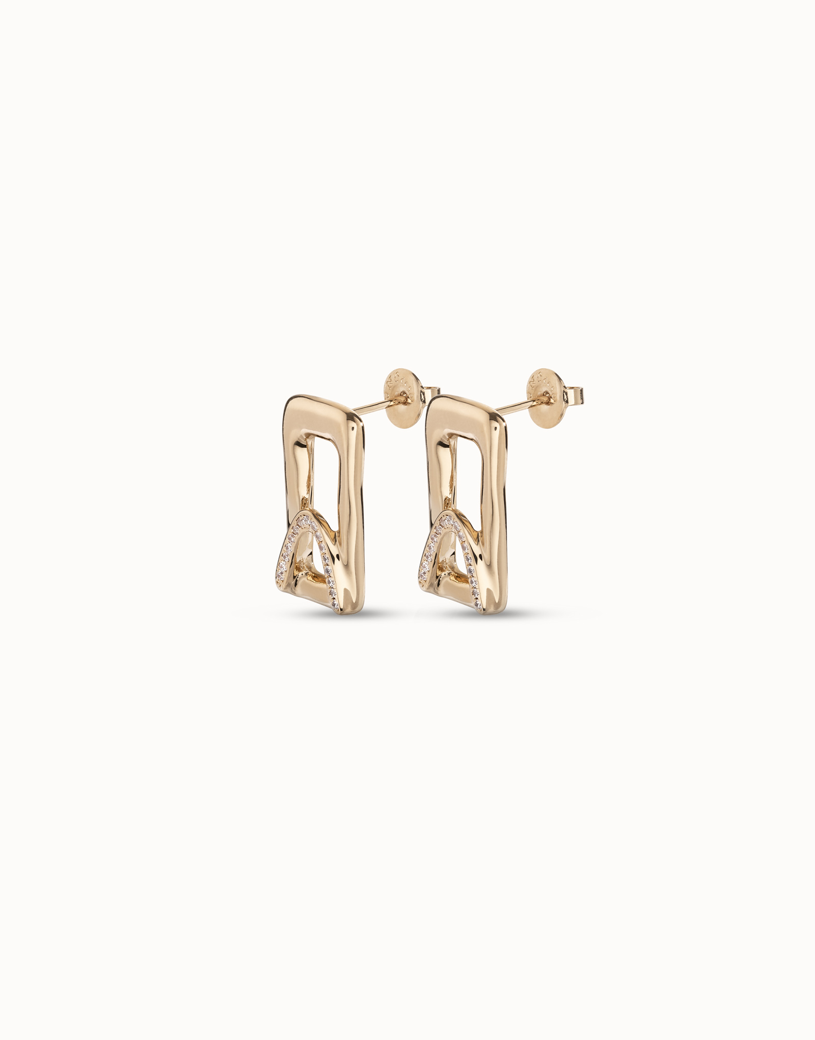 UNODE50 | Orecchini Stud out Topaz Dorato - immagine 2