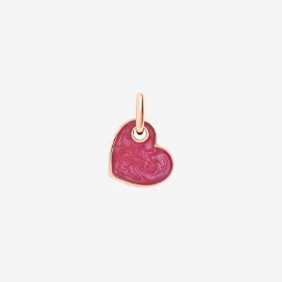 DODO | Ciondolo Cuore Smaltato Rosso