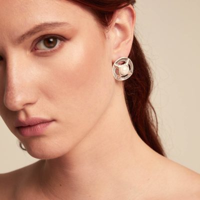 UNODE50 | Orecchini Crafted Bianco - immagine 3