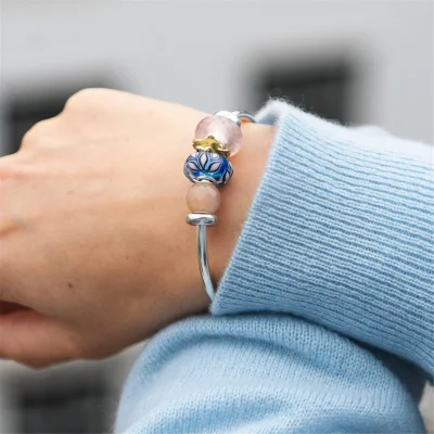 TROLLBEADS | Bead in vetro Loto della Passione - immagine 5