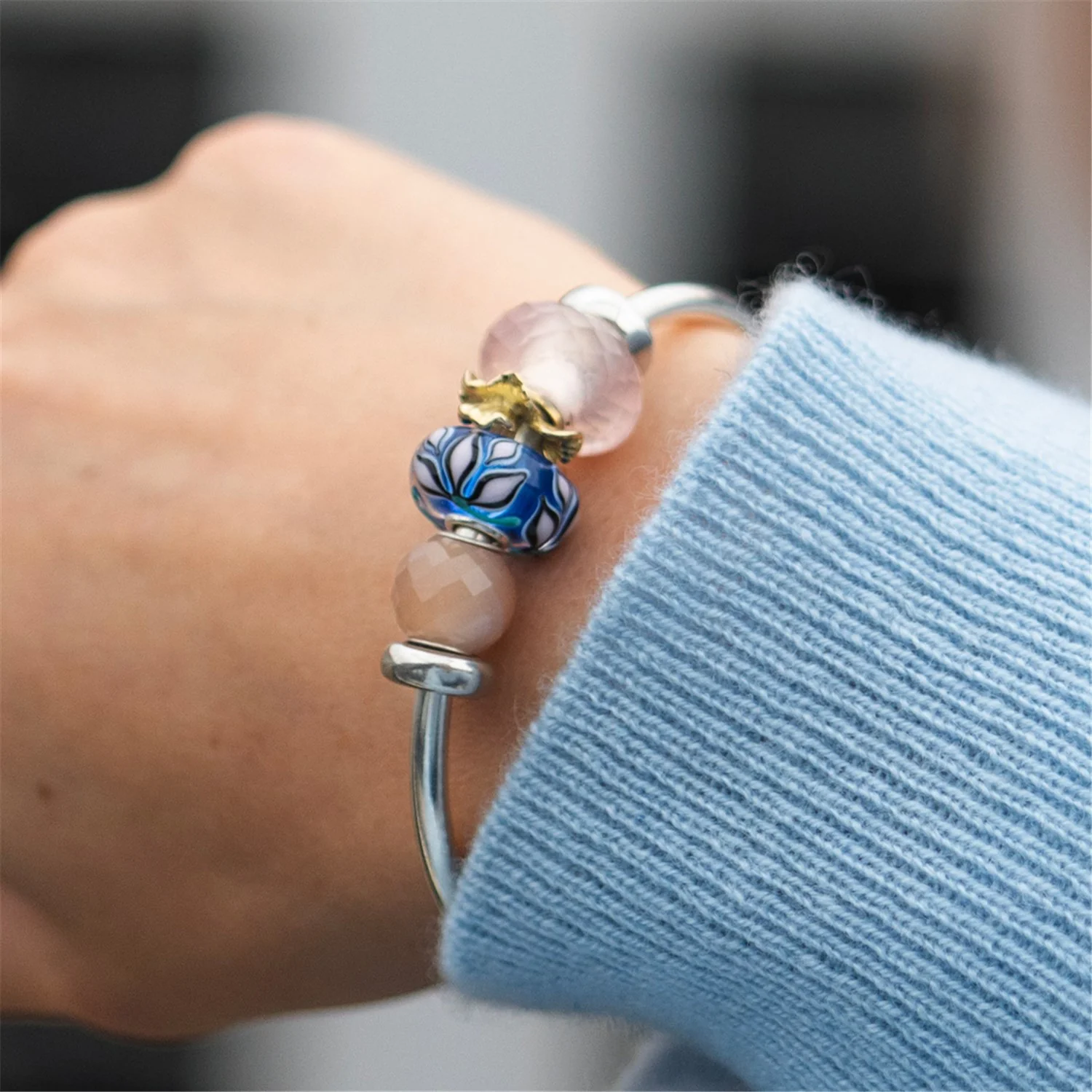 TROLLBEADS | Bead in vetro Loto della Passione - immagine 4