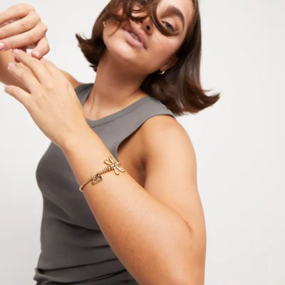 UNODE50 | Bracciale con Libellula placcato oro - immagine 4