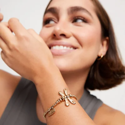 UNODE50 | Bracciale con Libellula placcato oro - immagine 2