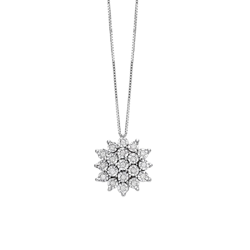 BLISS GIOIELLI | COLLANA IN ORO BIANCO E BRILLANTI CON PENDENTE