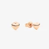 DODO | Orecchini STUD CUORE ORO ROSA