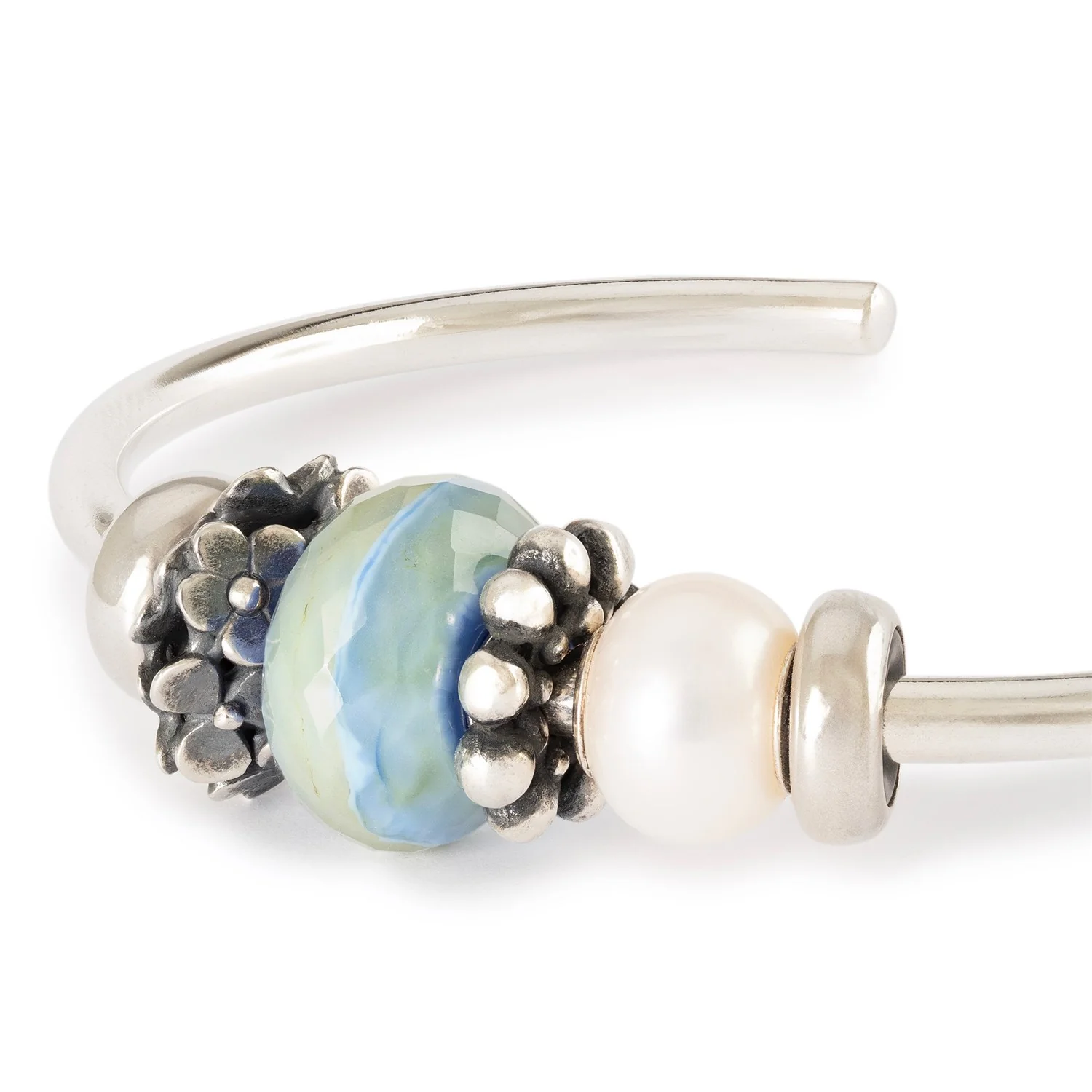 TROLLBEADS | Bead in vetro GEMMA D'ACQUA CIELO - immagine 4