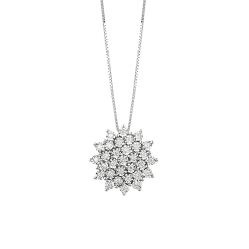 BLISS GIOIELLI | COLLANA IN ORO BIANCO E BRILLANTI CON PENDENTE