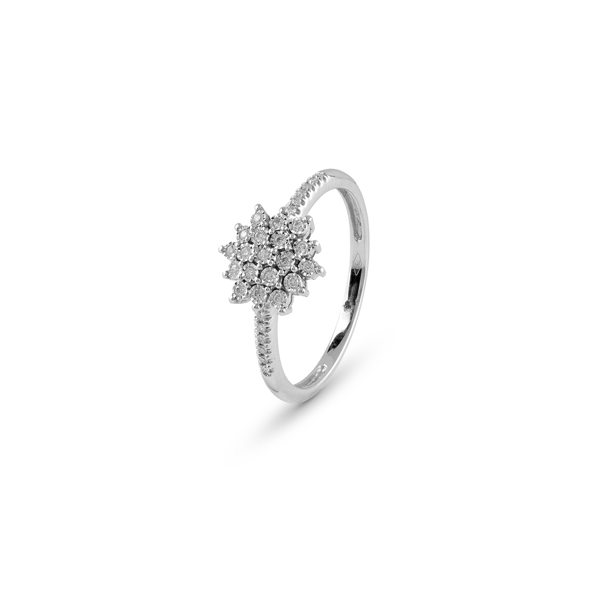 BLISS GIOIELLI | ANELLO IN ORO BIANCO CON DIAMANTI - SMALL