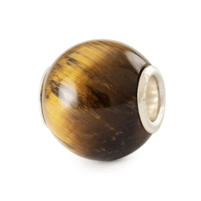 TROLLBEADS | BEAD OCCHIO DI TIGRE GIALLO ROTONDO - immagine 4