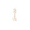 DODO | Accessorio Orecchino Pendente Stellina Oro Rosa