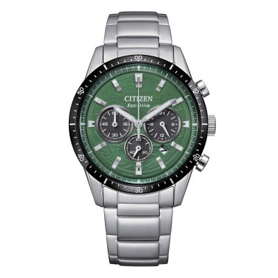 Citizen | Orologio T9 Crono Eco Drive Quadrante Verde - CA4624-56X