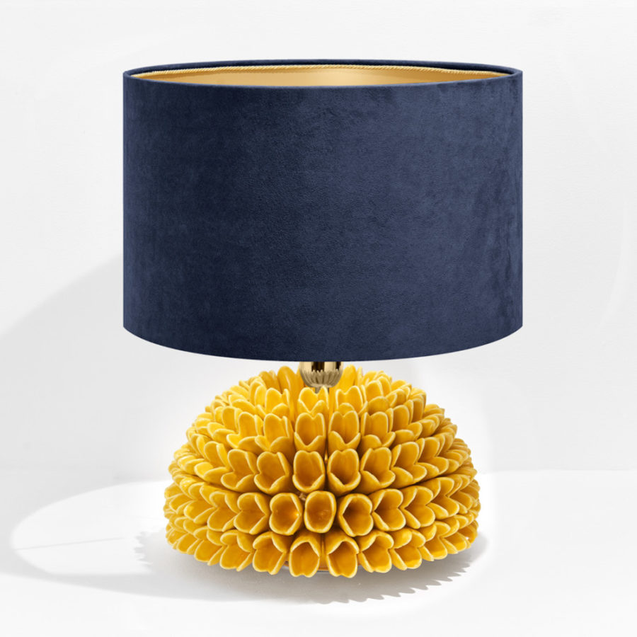 RICCIO CAPRESE | LAMPADA DALIA GIALLO BLU NAVY