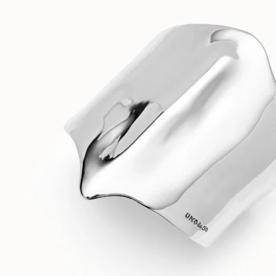 UNODE50 | Bracciale Rigido a Fascia Placcato Argento - PUL2445 - immagine 3