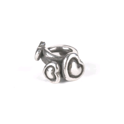 TROLLBEADS | BEAD IN ARGENTO INTRECCIO DI CUORI