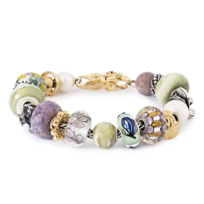 TROLLBEADS | Beads Sfaccettata Calcite Giallo-Verde - immagine 7